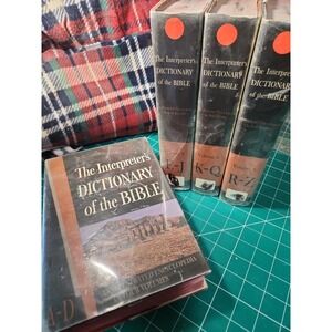 The Interpreters Dictionary Of The Bible 5-Volume Set Abingdon Press 1962, Good